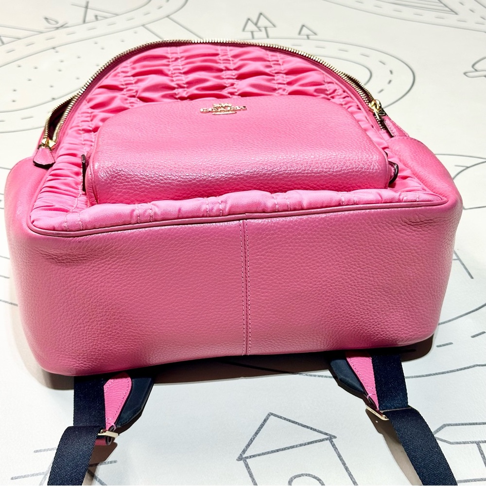 Coach Court Backpack With Ruching - Picture 6 of 7